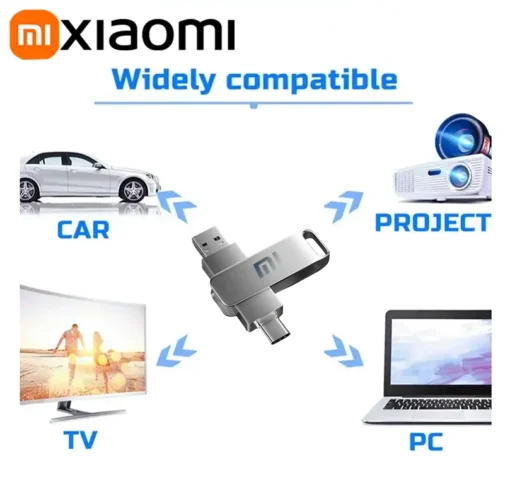 Xiaomi 16TB USB3.2 Flash Drive Metal High-Speed Pen Drive 8TB 4TB Waterproof Type-C USB Pen Drive For Computer Storage Devices - Image 3